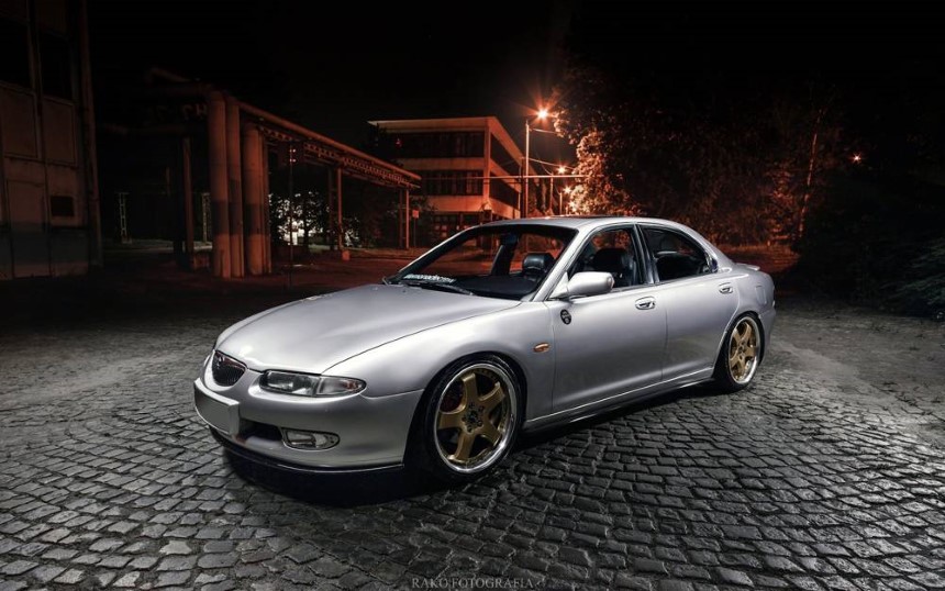 Voorspoiler Mazda Xedos 6 Maxton Design glans zwart