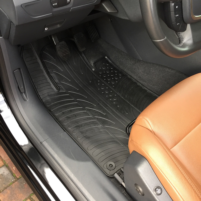 Rubbermatten  Peugeot 508 2011-2018 (T profiel 4-delig + montageclips)