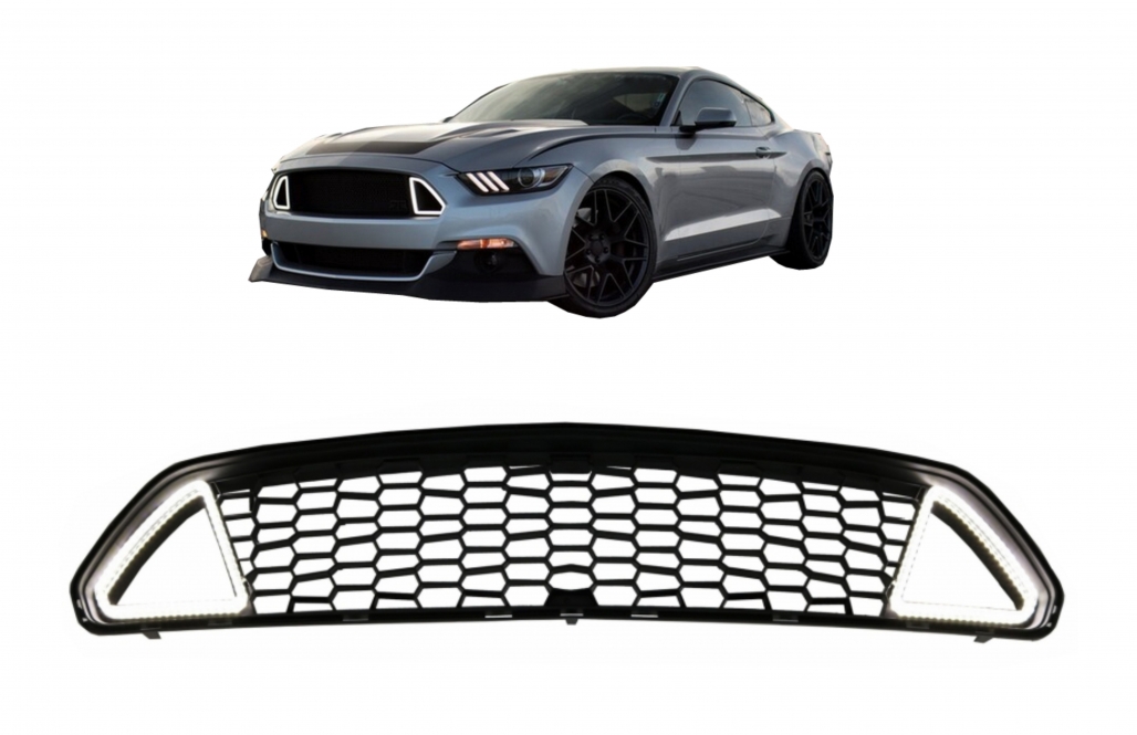 Grill Ford Mustang Mk6 15-17 LED DRL