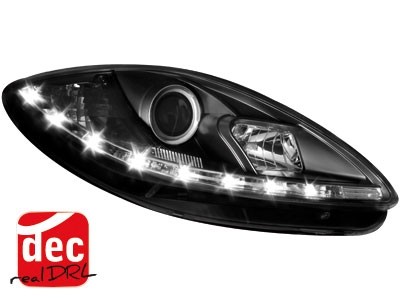 Headlights Seat Leon/ Altea / Altea XL 09- Devil Eyes Dlite LED B