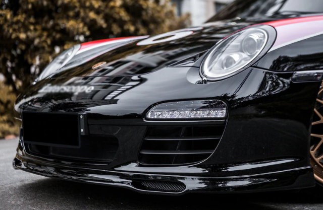 Porsche 911 997.2 Carrera/S/4S EM Style Carbon Voorspoiler 2009-2012
