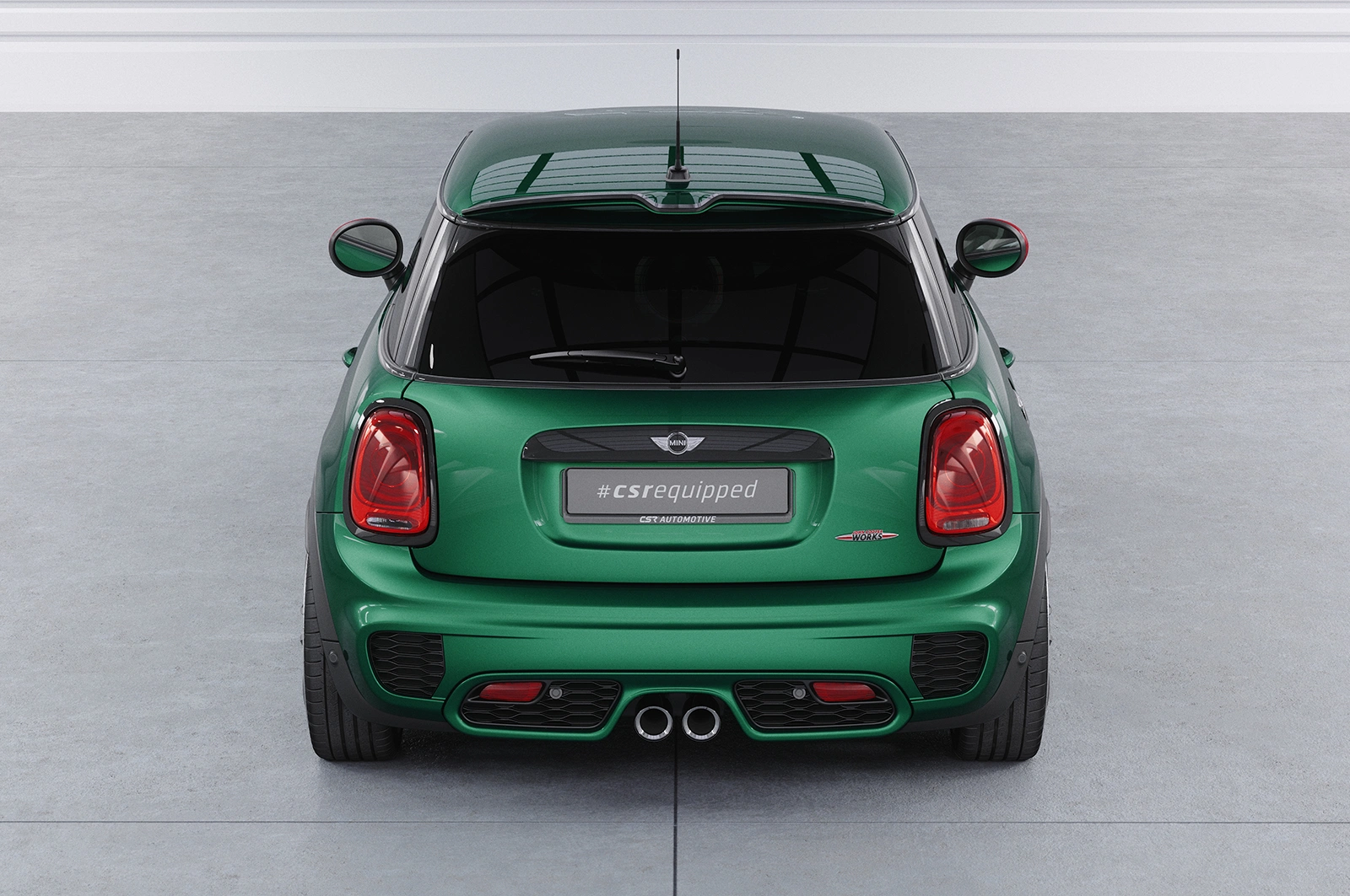 Achterspoiler Mini F55 / F56 JCW / JCW-Trim glans zwart 2016–