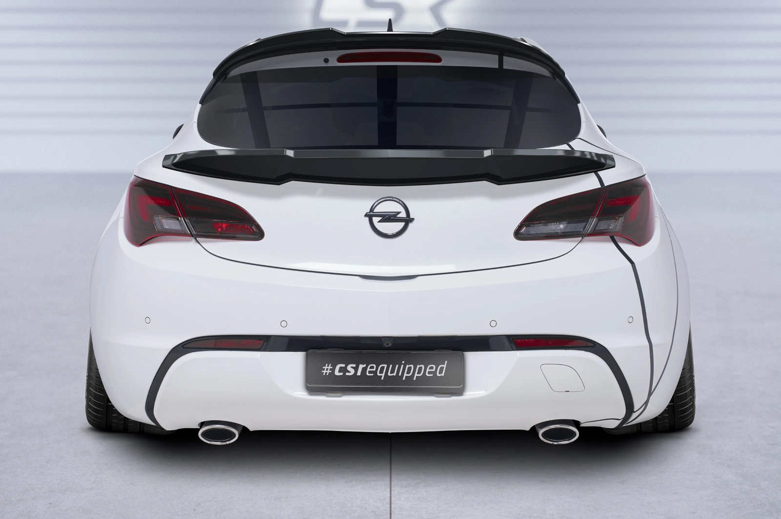 Achterspoiler Opel Astra J GTC glans zwart 2012–2018