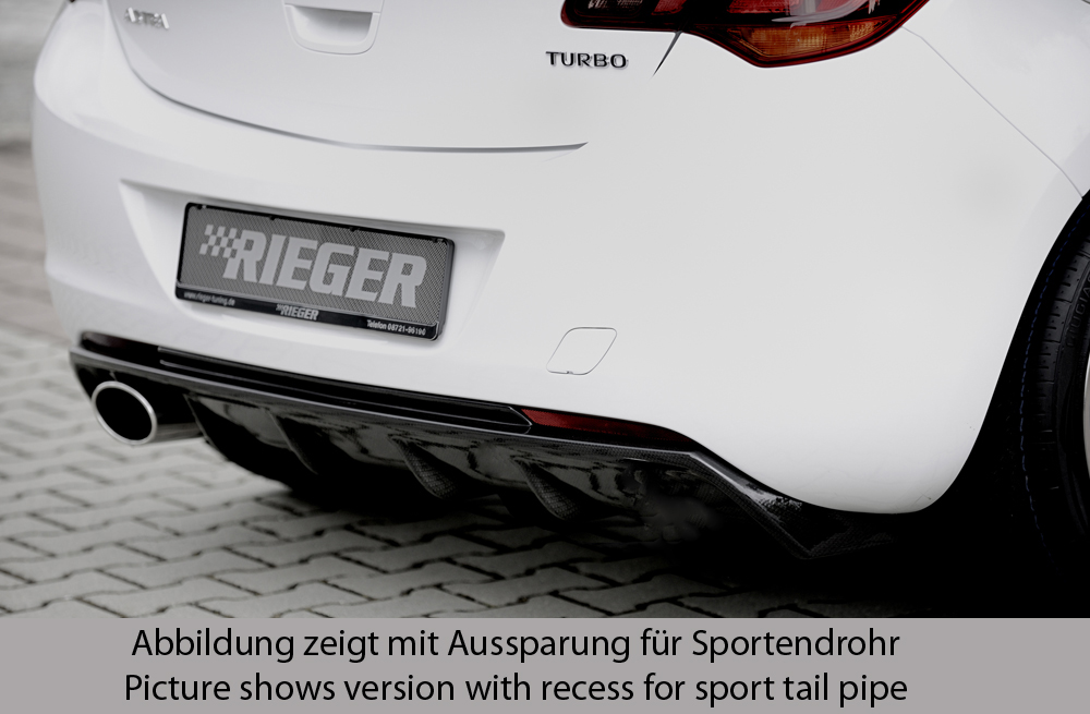 Rieger Achterdiffuser Astra J