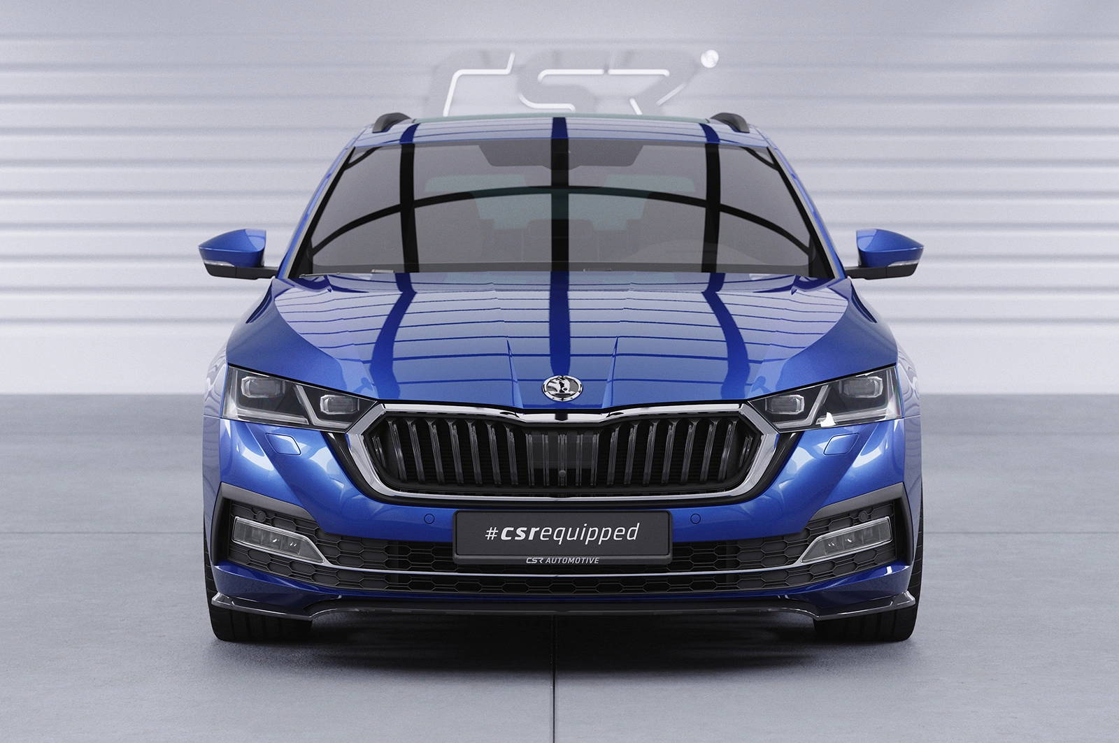 Voorspoiler Skoda Octavia 4 Glans Zwart (2019-) van CSR Automotive