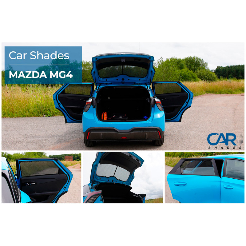 Set Car Shades  MG 4 (EV) 2022- alleen voor modellen zonder achterruitenwisser (4-delig)