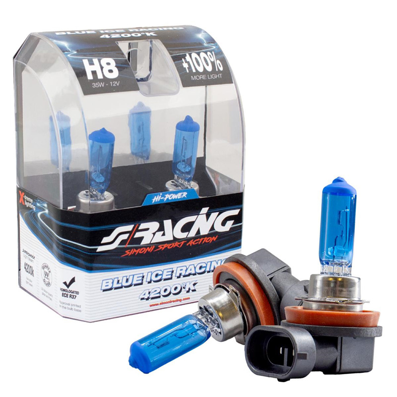 SR Halogen H8(4200) Ice White 12V/35W