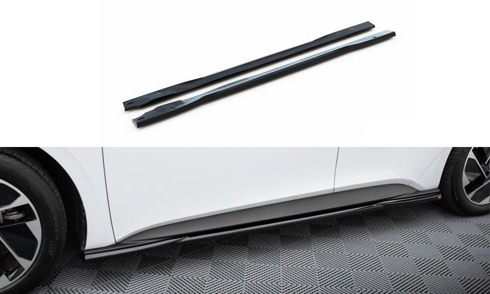 Zijskirts Volkswagen ID.3 Maxton Glans Zwart