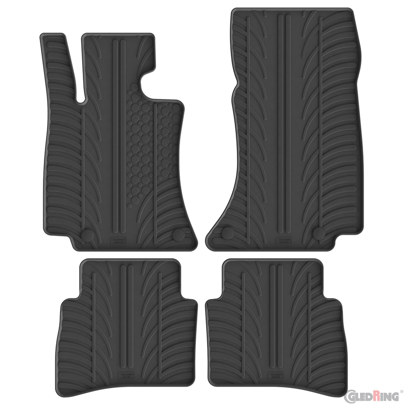 Gledring Rubbermatten  Mercedes E-Klasse W214 Sedan/Kombi 2023- (T profiel 4-delig)