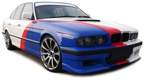 Faros BMW E32 88-94 Angel Eyes blanco