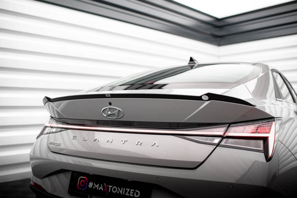 Spoiler Hyundai Elantra 2020 - 2023 Maxton Glans Zwart