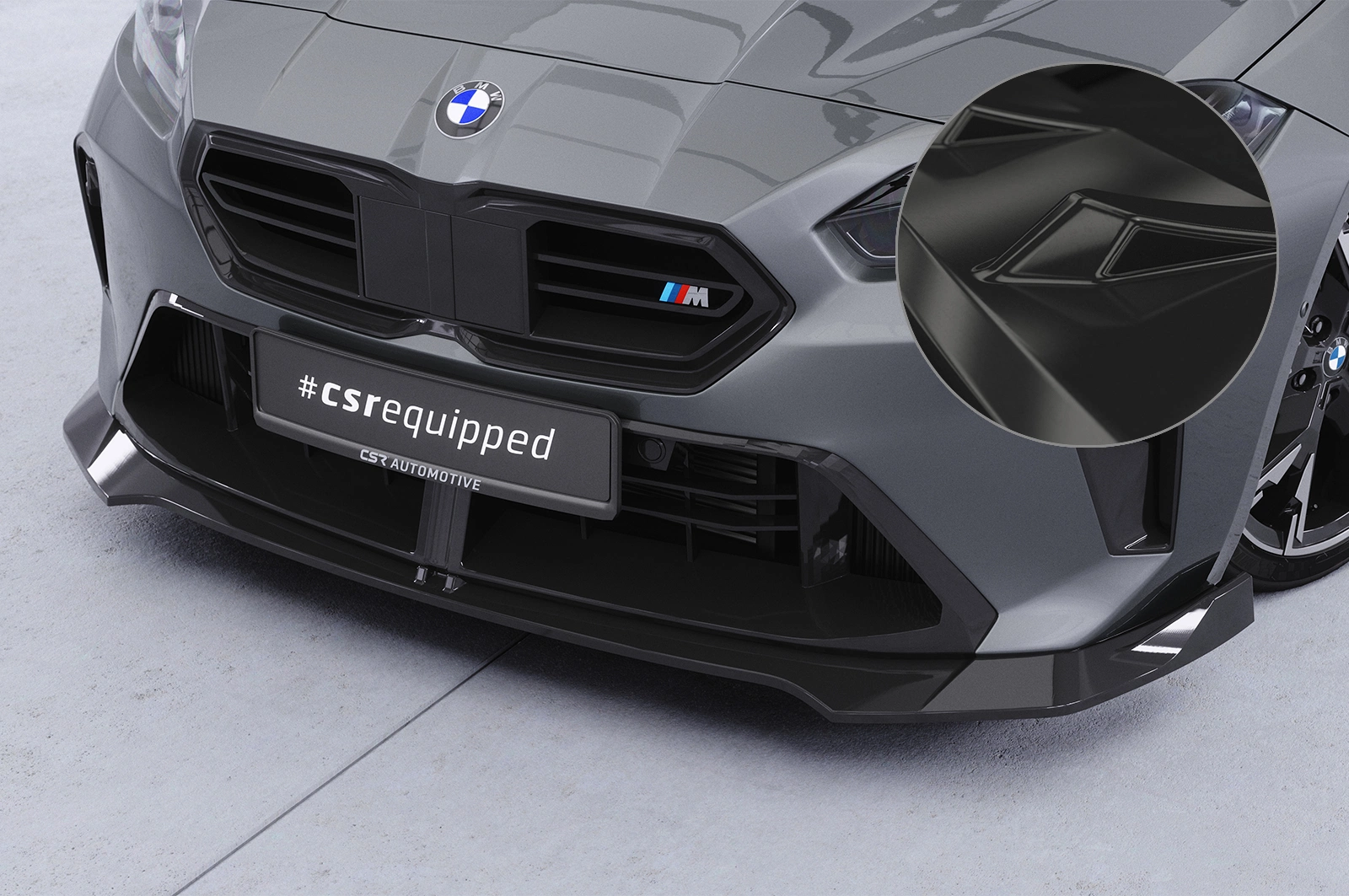 Voorspoiler BMW 1er F70 / 2er F74 Glans Zwart (2024)