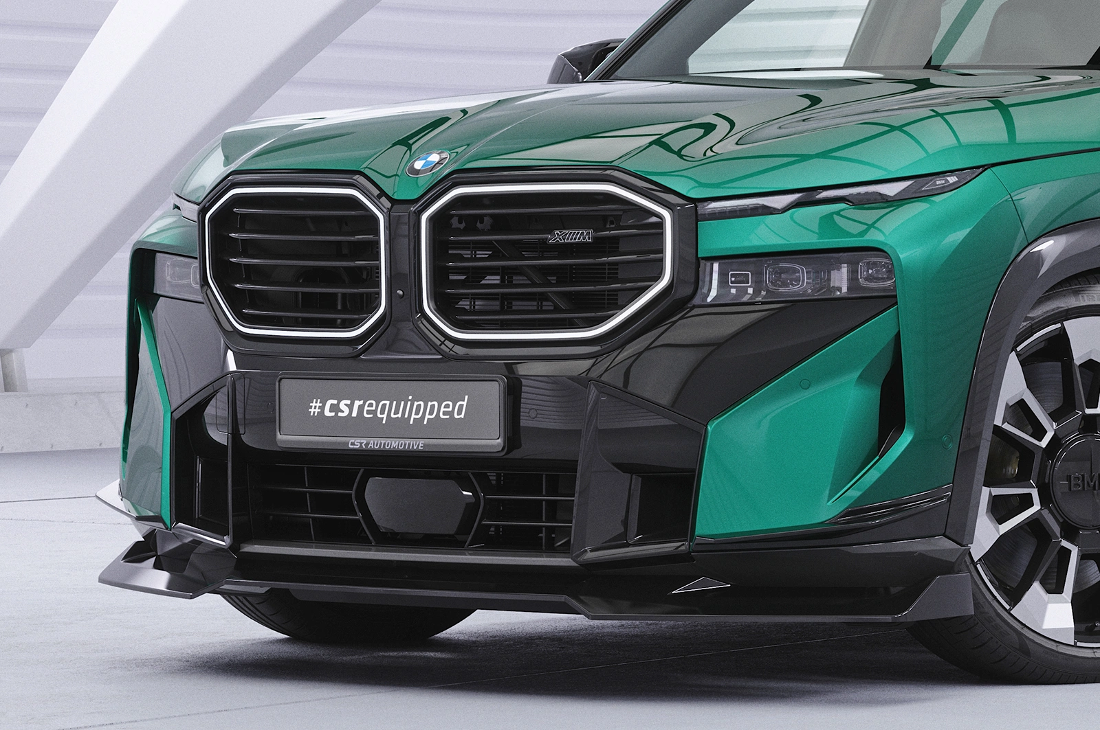 Voorspoiler BMW XM G09 Glans Zwart (2022)