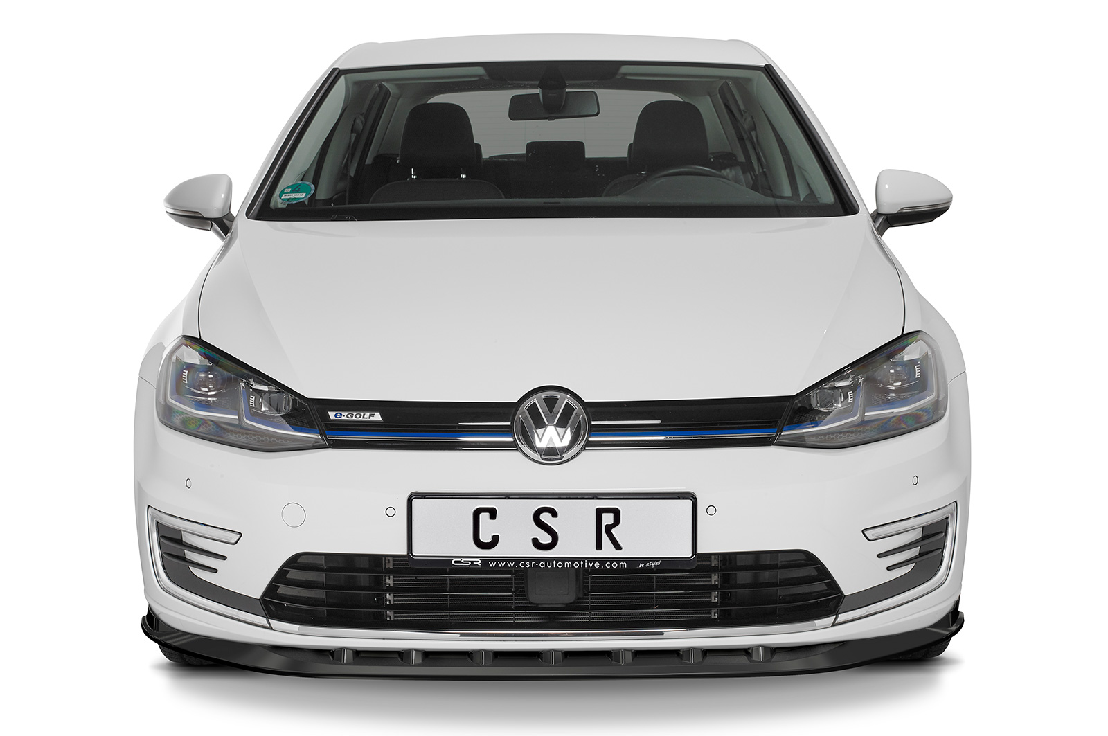 Voorspoiler Volkswagen Golf-E Zwart Glans CSR