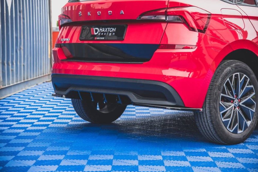 Diffuser Skoda Kamiq Maxton Design glans zwart