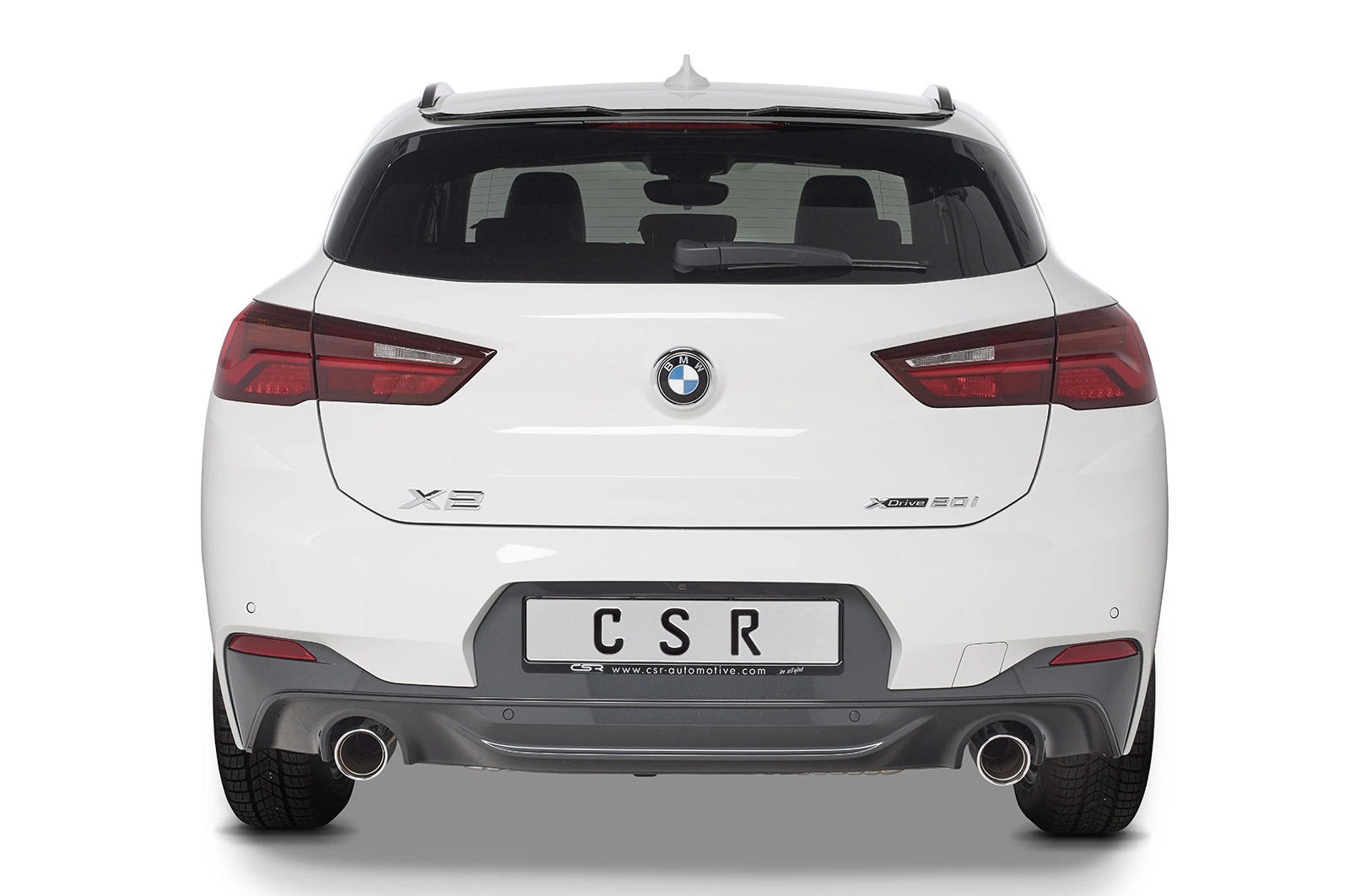 Achterspoiler BMW X2 F39 Glans Zwart van CSR Automotive (2018-)
