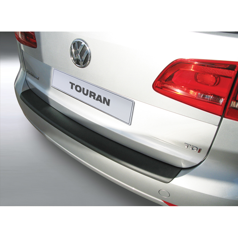ABS Achterbumper beschermlijst  Volkswagen Touran 2010-2015 Zwart