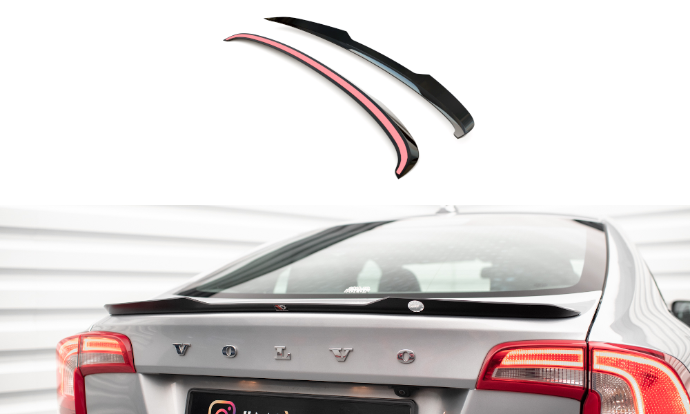 Spoiler Volvo S60 R-Design Maxton Glans Zwart