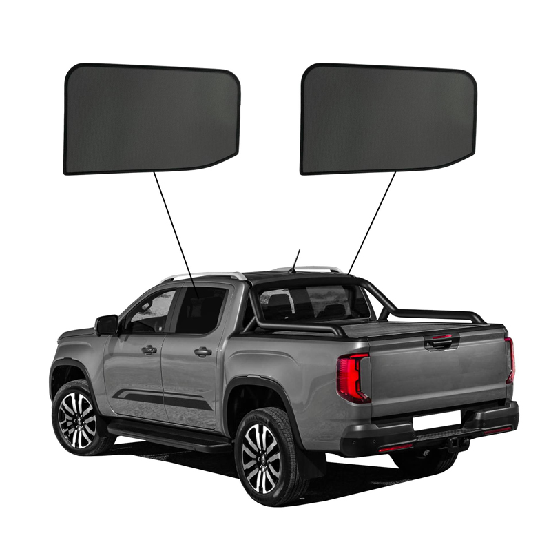 SunClip Zicht- & Zonwering  Ford Ranger Crew Cab 2022- & Volkswagen Amarok II 2022-