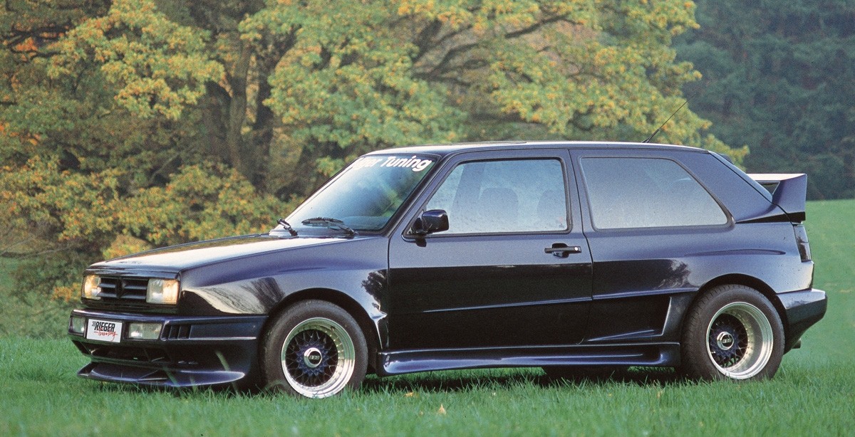 Voorbumper Breedversie ll VW Golf II Polyester Rieger