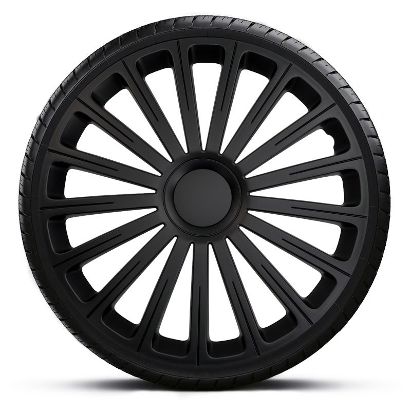 4-Delige Wieldoppenset Radical 13-inch zwart