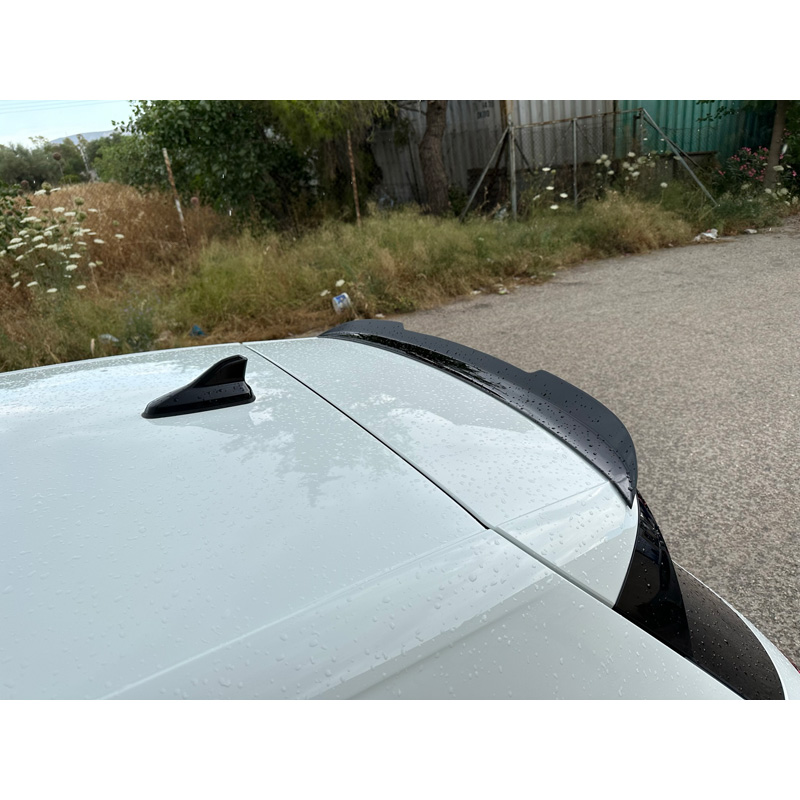 Dakspoiler (Spoiler Cap)  Volkswagen Golf VIII (CD1) GTI / R 2020- (ABS Glanzend zwart)