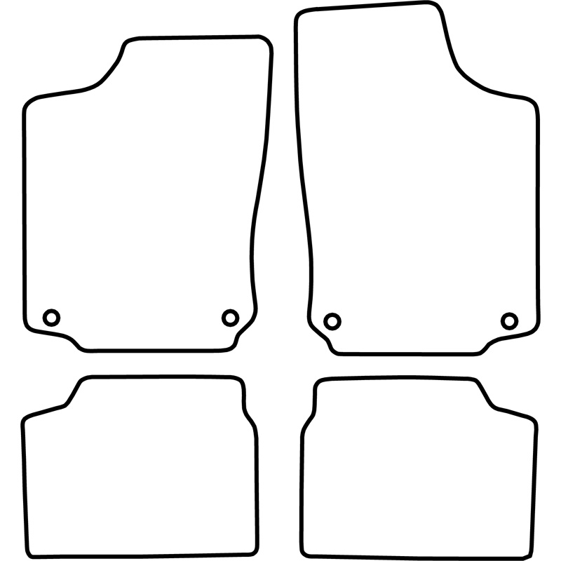 Automatten Opel Corsa C 00-