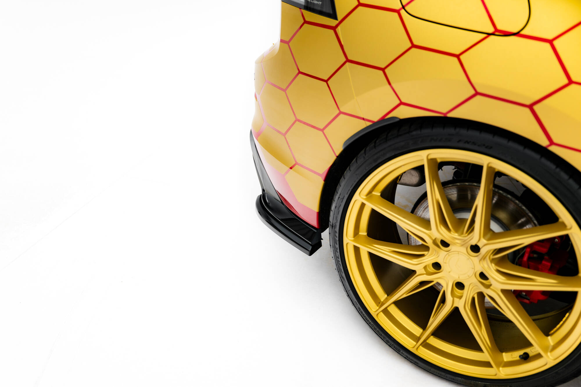 Bodykit V.2 Volkswagen Golf 8 GTI Clubsport Maxton Glanzend Zwart
