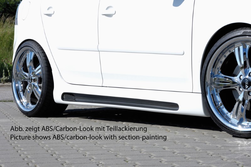 Zijskirts VW Golf V gti alle 5 deurs modellen Rieger met