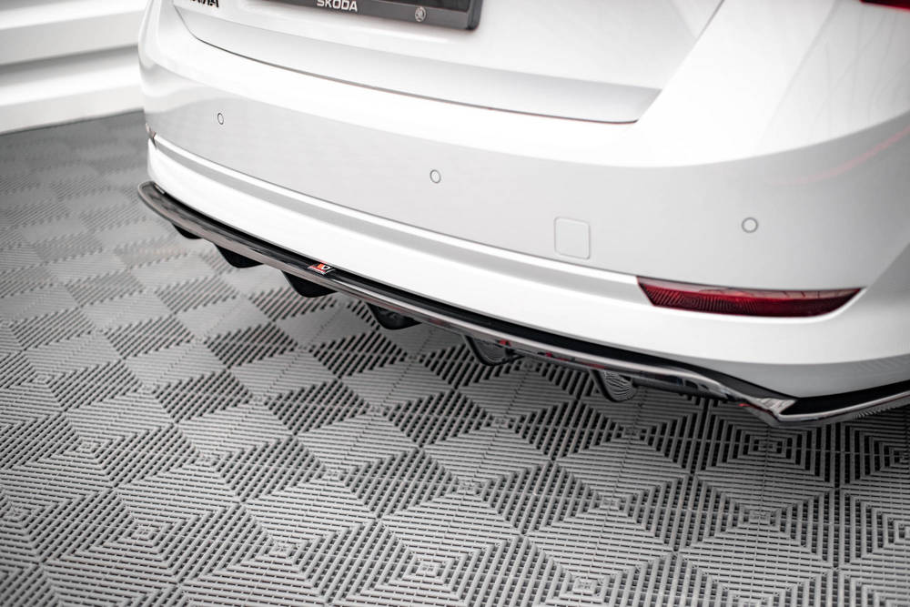 Diffuser Maxton Skoda Octavia Mk4 Glans Zwart