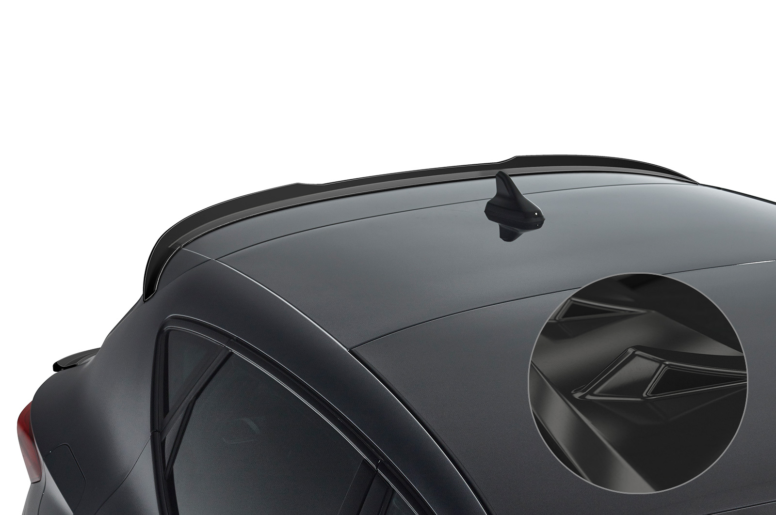 Spoiler Seat Leon IV (Typ KL) CSR glans Zwart