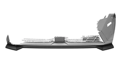 Voorspoiler Peugeot 3008 (3e generatie) / E-3008 – CSR Automotive Bekerspoilerlip Glanzend Zwart