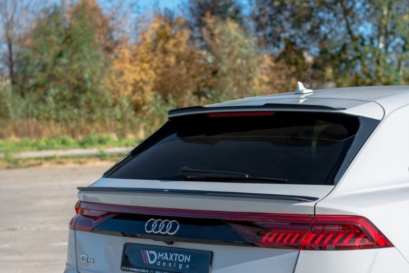Spoiler Audi Q8 S-Line / SQ8 Maxton Glans Zwart