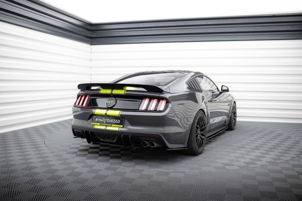 Achter Splitters Ford Mustang GT MK6 Zwart Street Pro