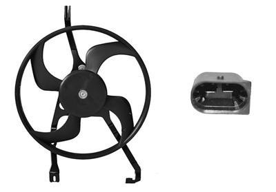 ventilator, 100w, 2 pins Peugeot 1007, 2005 -
