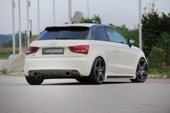 Rieger Achteraanzet Audi A1 8X 2010- Carbon Duplex