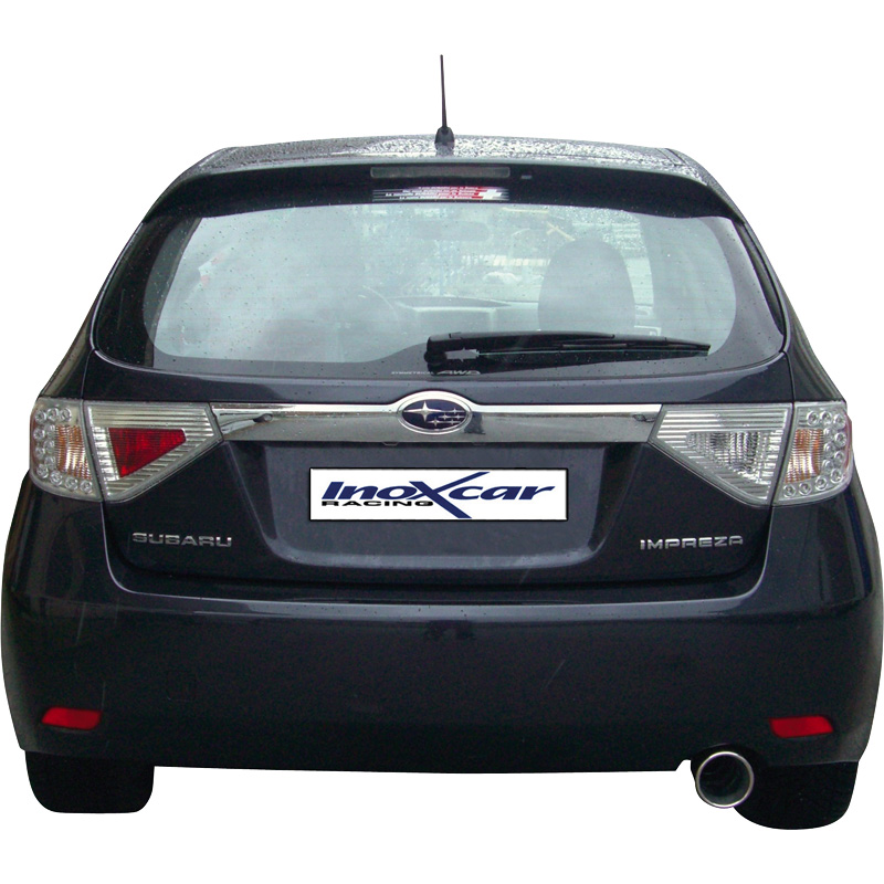 100% RVS Sportuitlaat  Subaru Impreza 2.0 (150pk) 10/2007- 102mm
