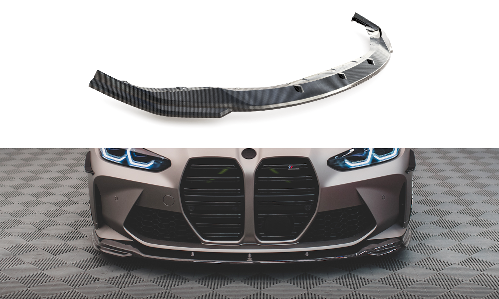 Voorspoiler V.2 BMW M4 G82 / M3 G80 / G81 Maxton Carbon