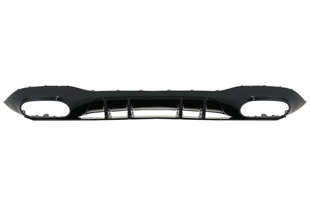 Diffusor Mercedes A klasse W177 A35 Look Glans Zwart Sierstukken