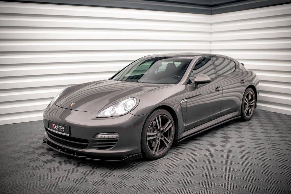 Zijskirts V.1 Porsche Panamera 970 Maxton Glans Zwart