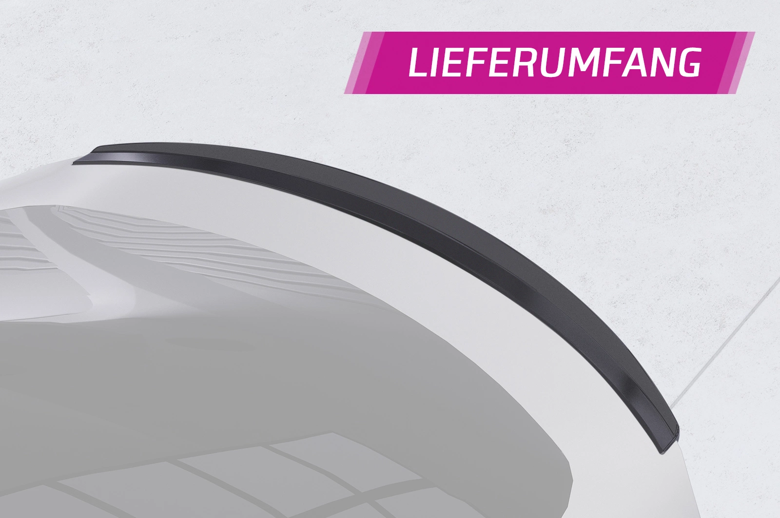 Achterspoiler Tesla Model Y glans zwart – CSR Automotive