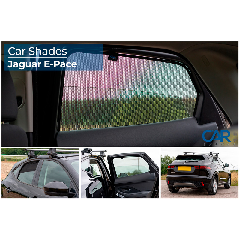 Set Car Shades (achterportieren)  Jaguar E-Pace 2017- (2-delig)