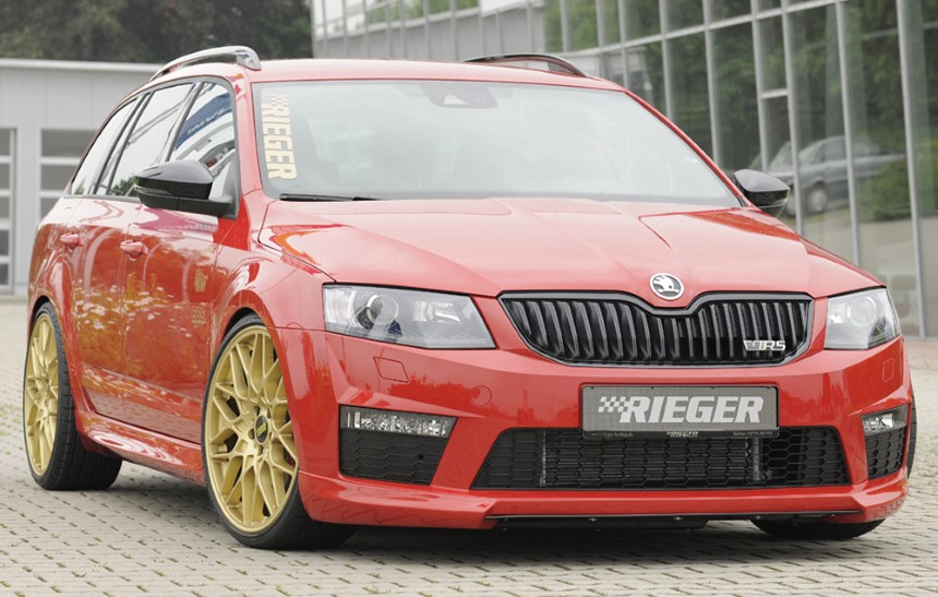 Voorspoilerlip Skoda Octavia RS (5E) Rieger