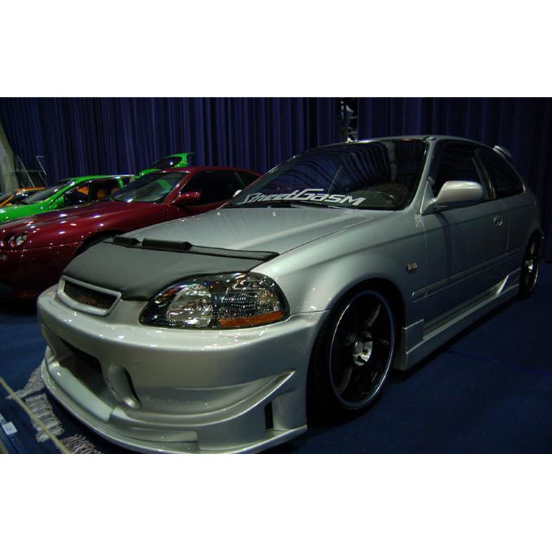 Motorkapsteenslaghoes  Honda Civic 3/5 deurs/coupe 1996-1999 zwart