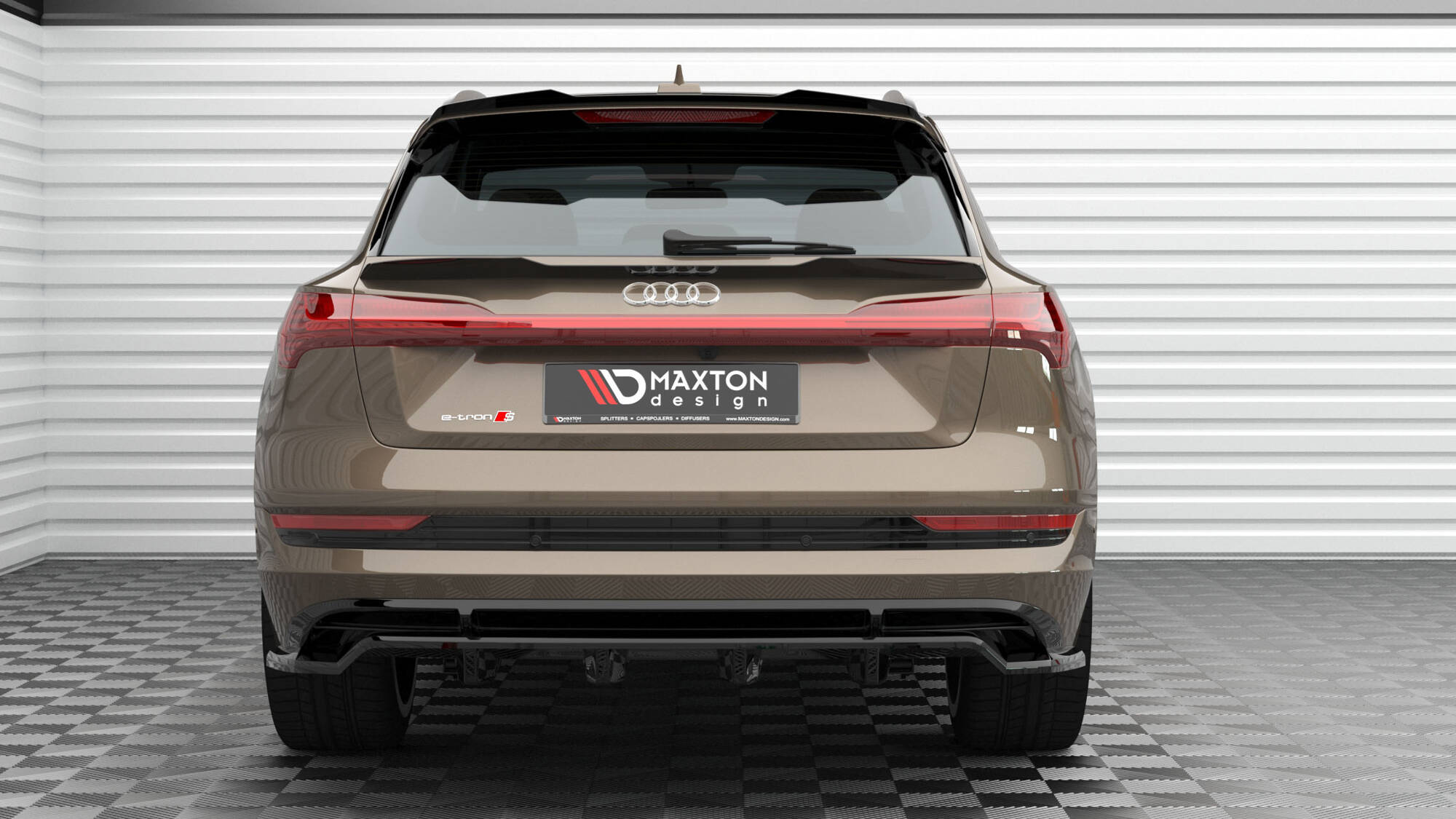 Spoiler Cap Audi e-tron Maxton Glanzend zwart