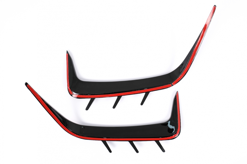 Canards BMW 4 Series M Pakket G22 Coupe Glans Zwart