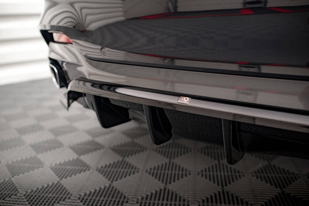 Diffuser BMW X6 M pakket F16 Maxton Glans Zwart