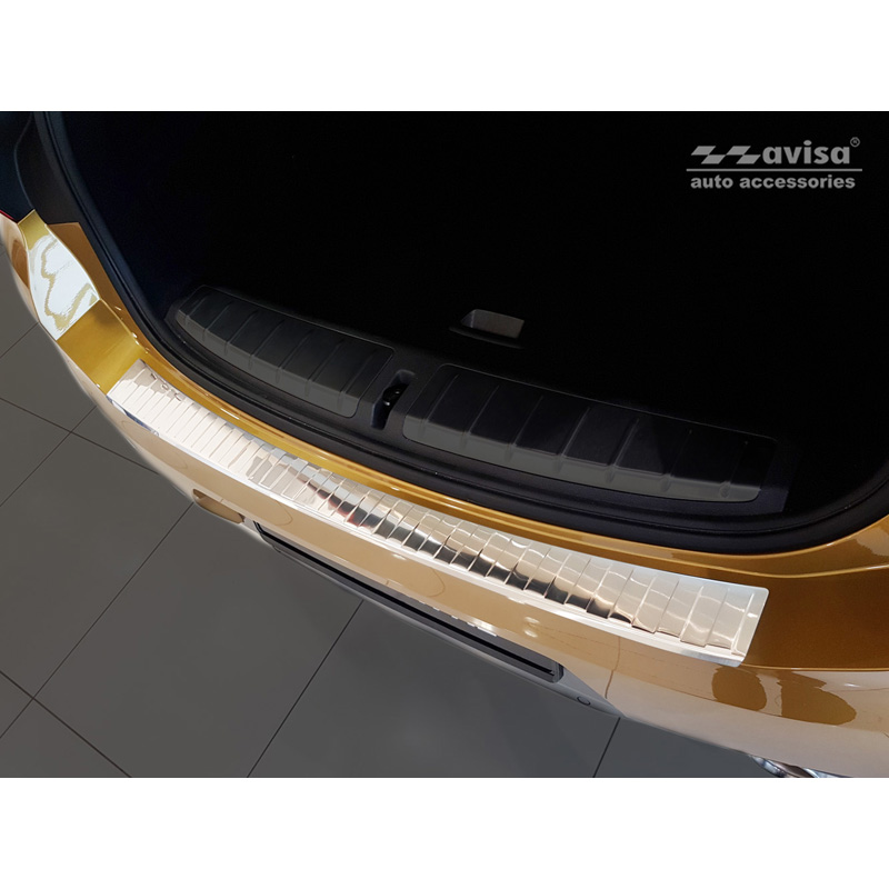 RVS Achterbumperprotector  BMW X2 (F39) M-Pakket 2018-2023 'Ribs'