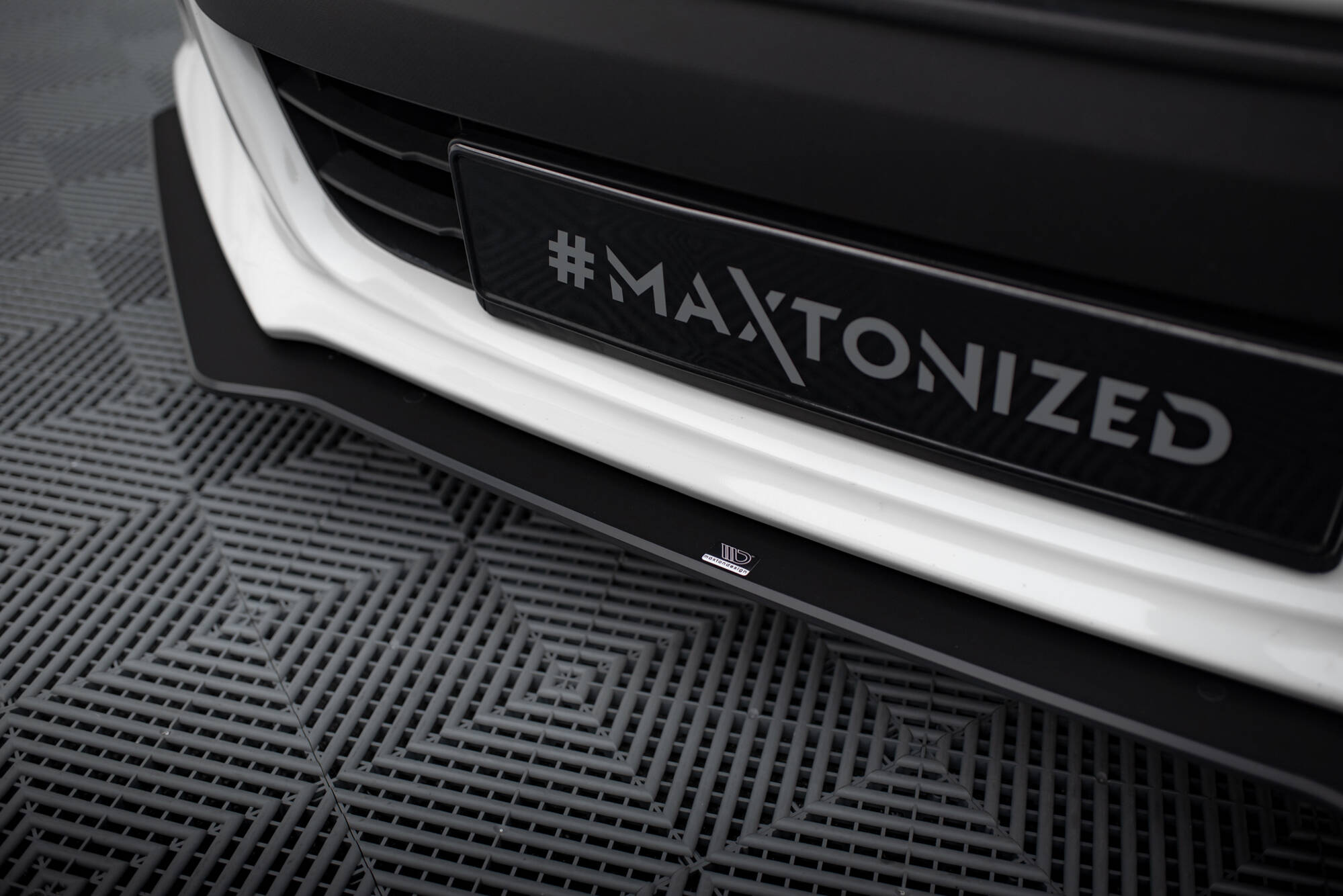 Street Pro Voorspoiler Subaru BRZ MK1 Maxton Glanzend zwart