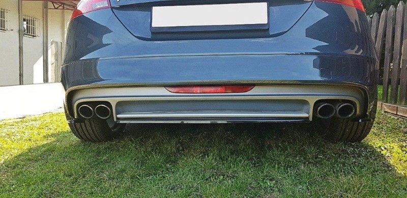 Centraal Achter Spoiler Audi TT S 8J Glanzend Zwart